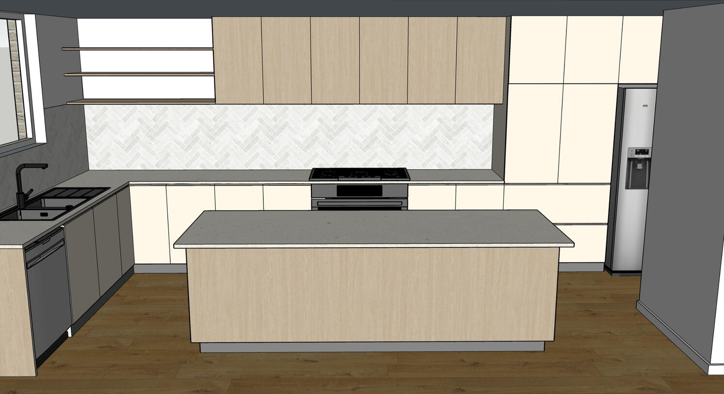 Front view concept model