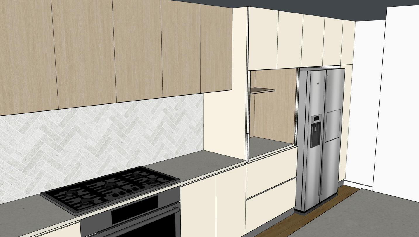 Coffee nook & pantry concept model